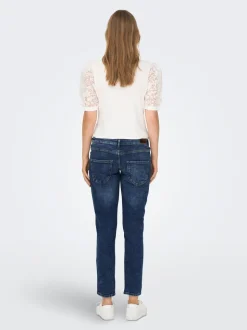 OLMENEDA Vita alta Straight Fit Lunghezza alla caviglia Jeans