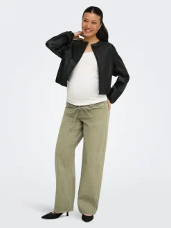 OLMGIANNA Vita media Straight Fit Jeans