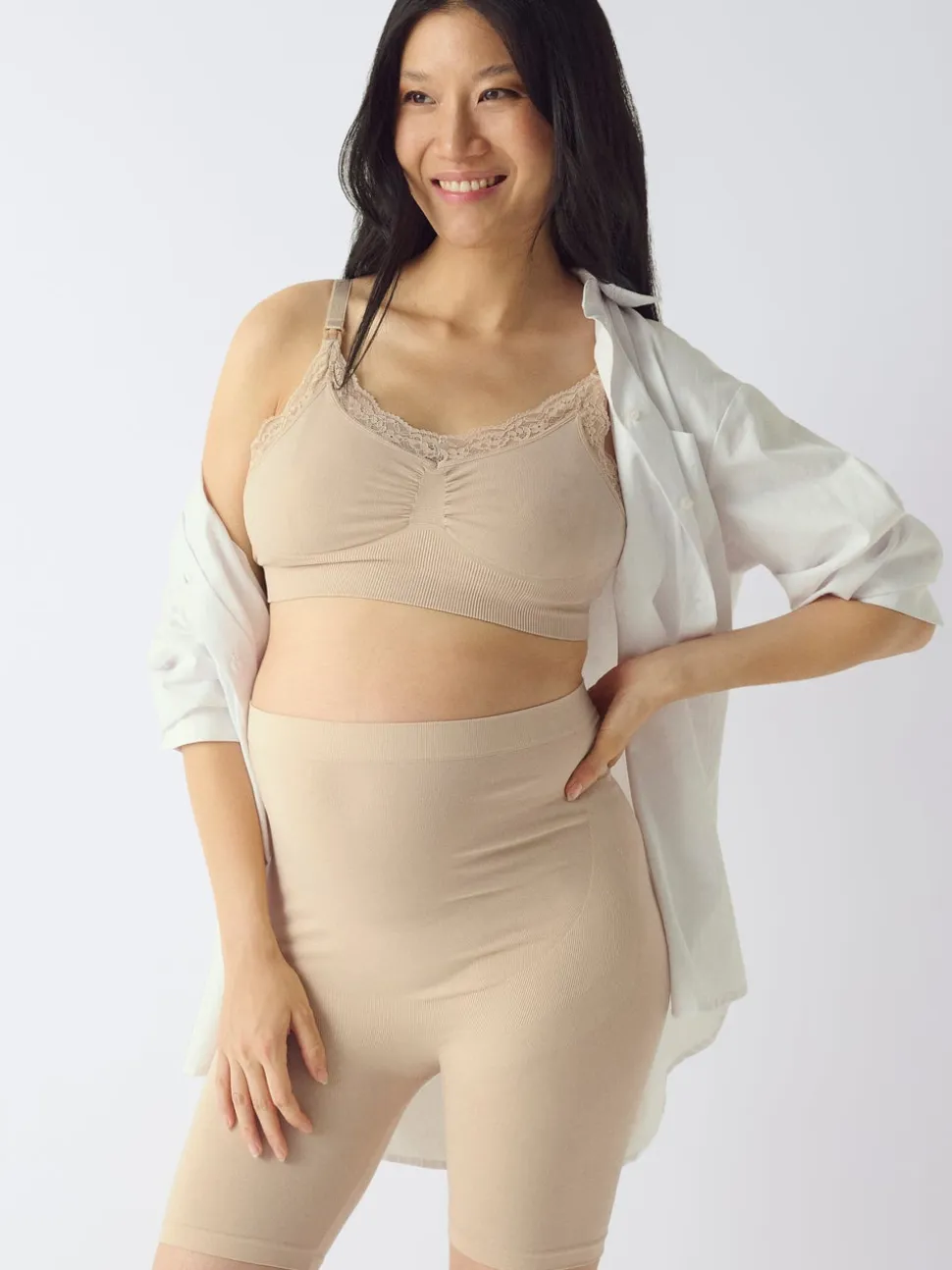 OLMHOPE Vita alta Regular Fit Pantaloncini senza cuciture