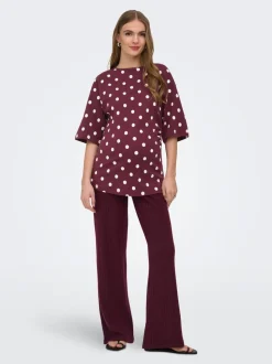 OLMLOLA Regular Fit Pantaloni a gamba larga