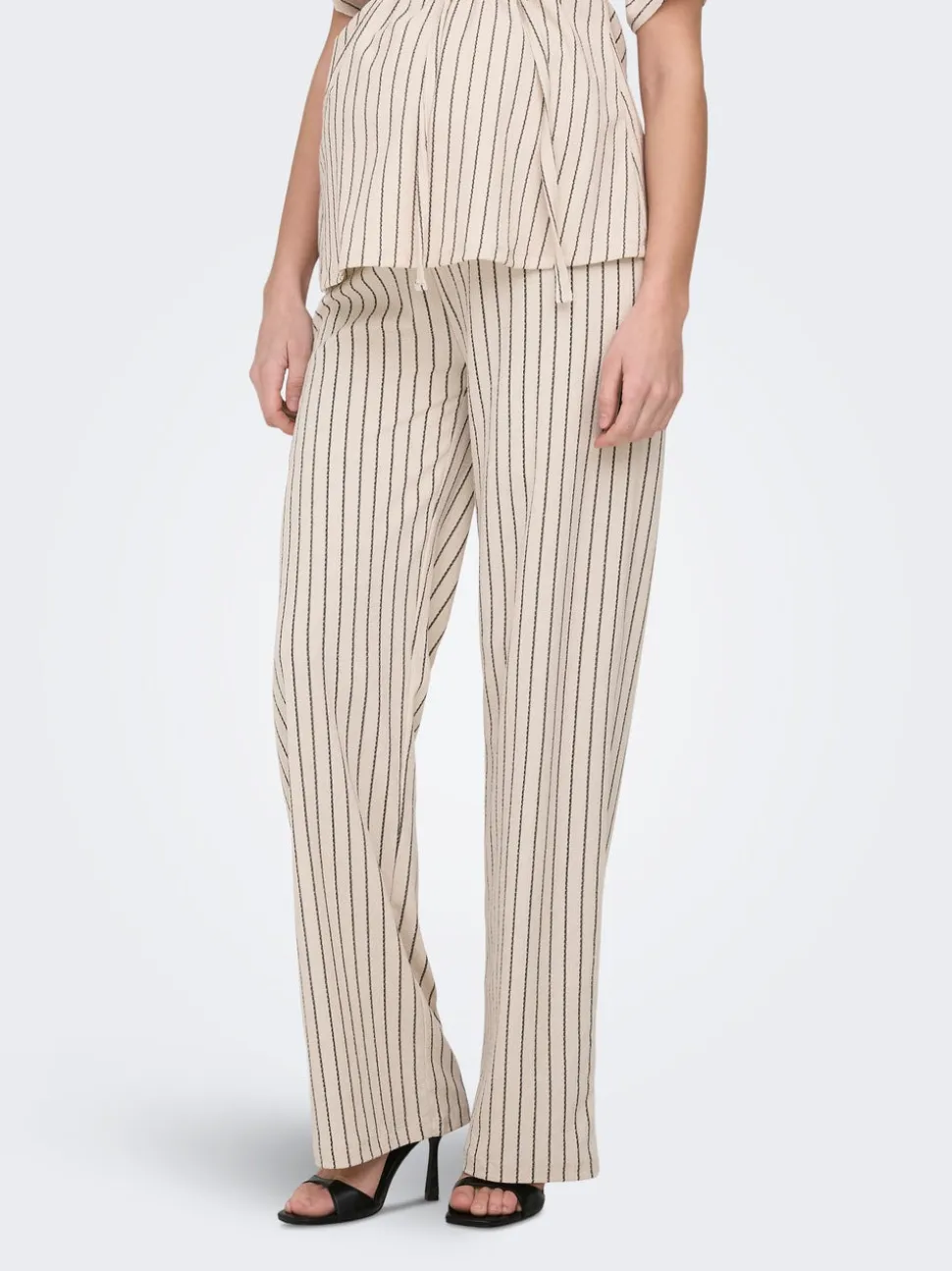 OLMPETRIS Straight Fit Pantaloni