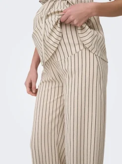 OLMPETRIS Straight Fit Pantaloni