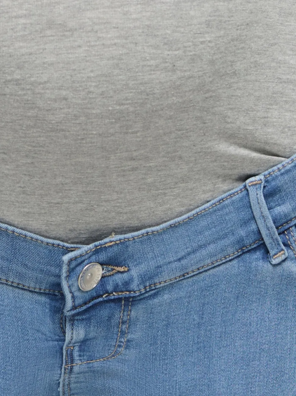 OLMRAIN Bodycon Fit Bermuda in jeans