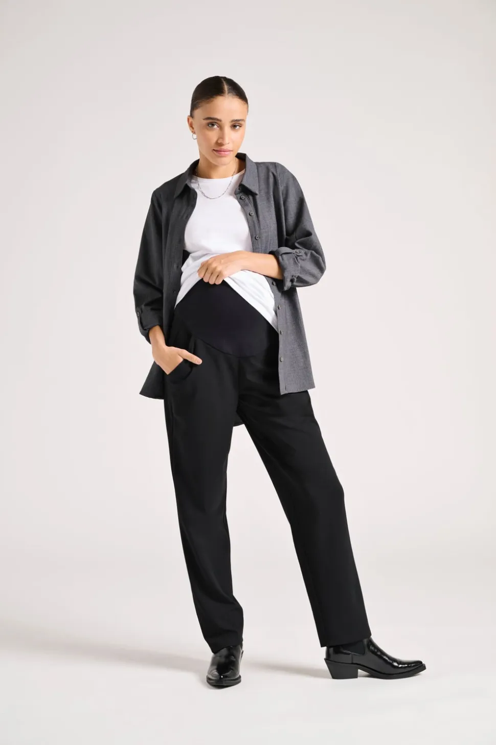 OLMSANIA Regular Fit Pantaloni a gamba larga