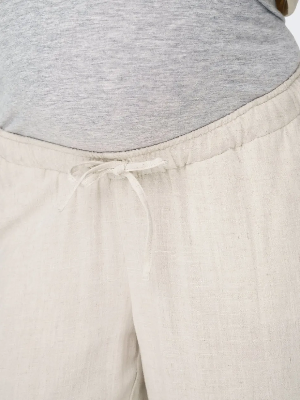 OLMSIESTA Straight Fit Lino Pantaloni
