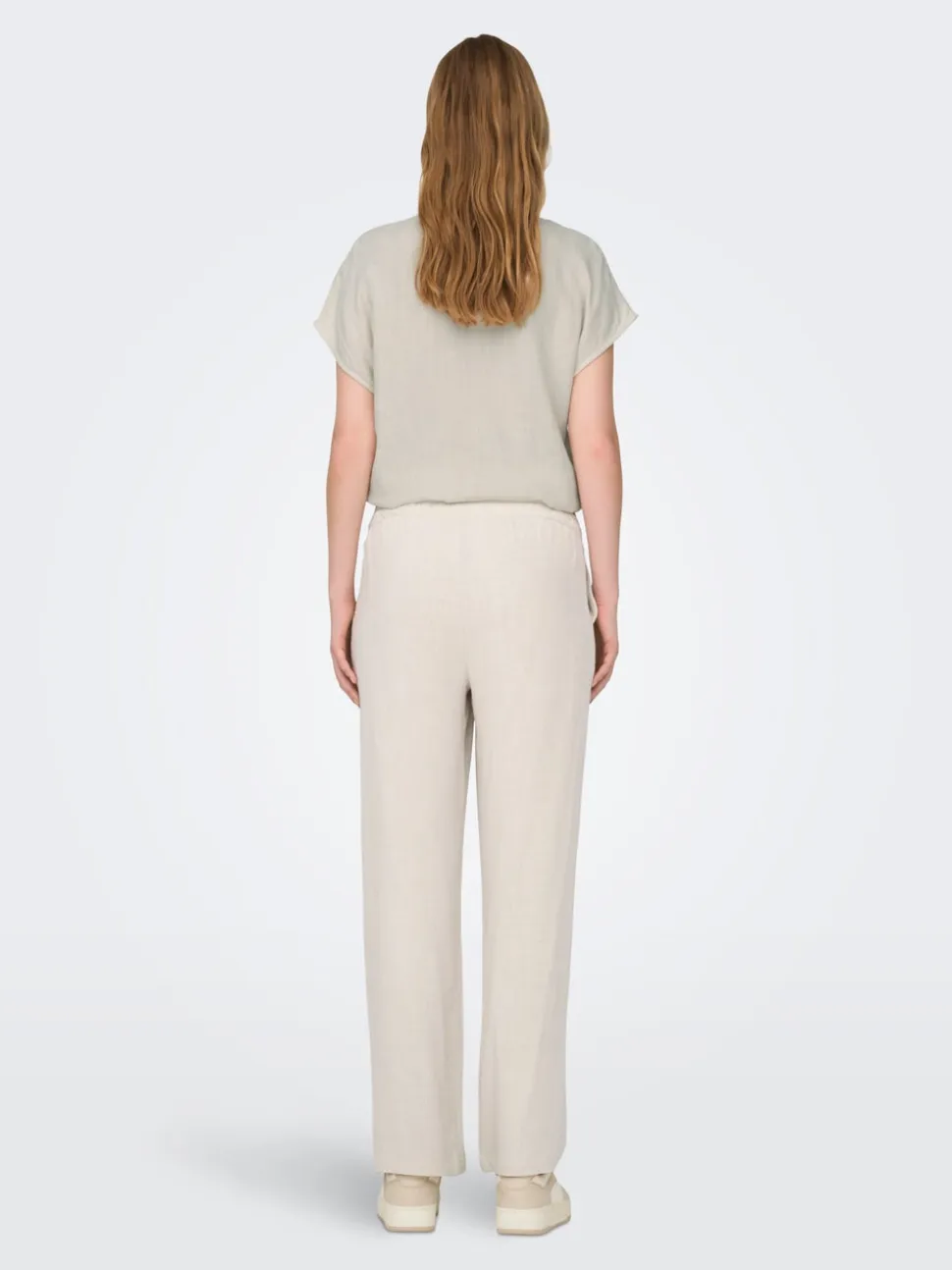 OLMSIESTA Straight Fit Lino Pantaloni