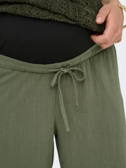 OLMSIESTA Straight Fit Lino Pantaloni
