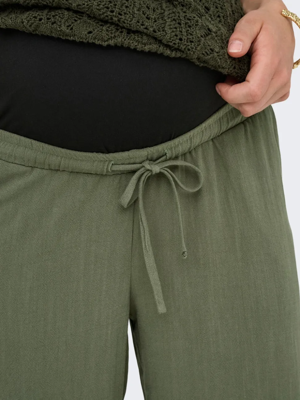 OLMSIESTA Straight Fit Lino Pantaloni