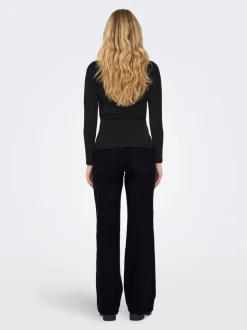 OLMSNOW Vita alta Wide Leg Fit Jeans