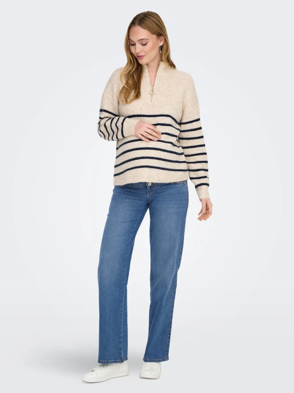 OLMSNOW Vita alta Wide Leg Fit Jeans