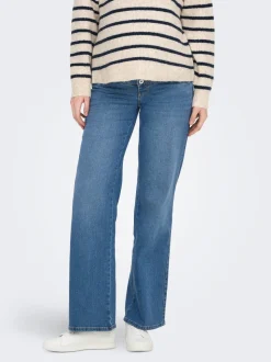 OLMSNOW Vita alta Wide Leg Fit Jeans