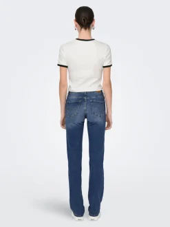 ONLALICIA Vita media Straight Fit Jeans