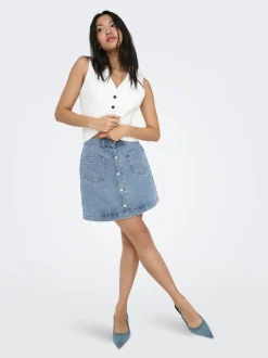 ONLAMAZING Denim Gonna in jeans Gonna pantaloncino