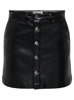 ONLAMAZING-LIORA Gonna in pelle Gonna pantaloncino