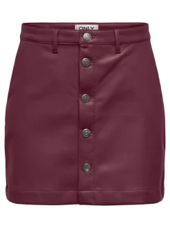 ONLAMAZING-LIORA Gonna in pelle Gonna pantaloncino
