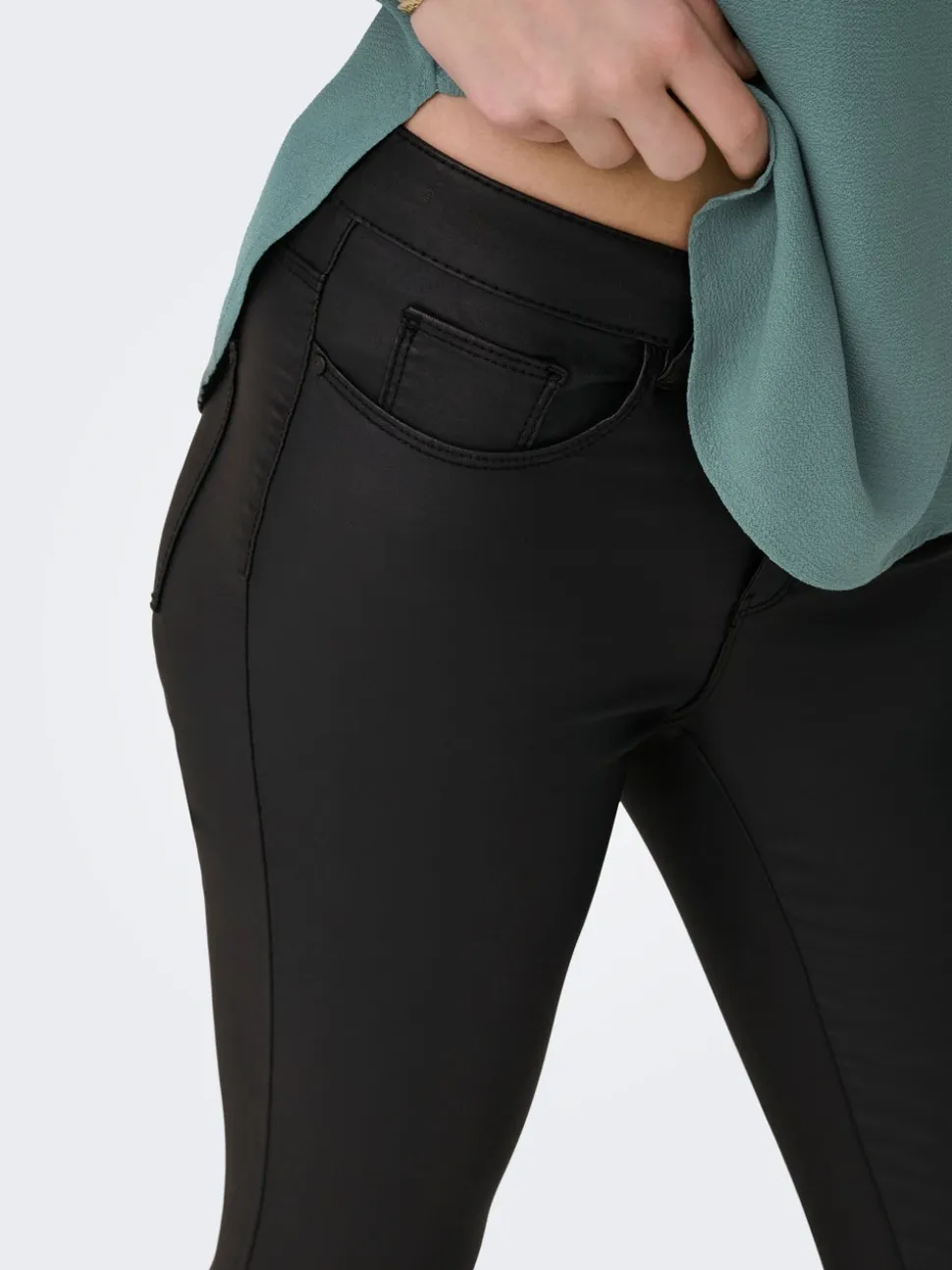 ONLANNE Skinny Fit Pantaloni in finta pelle