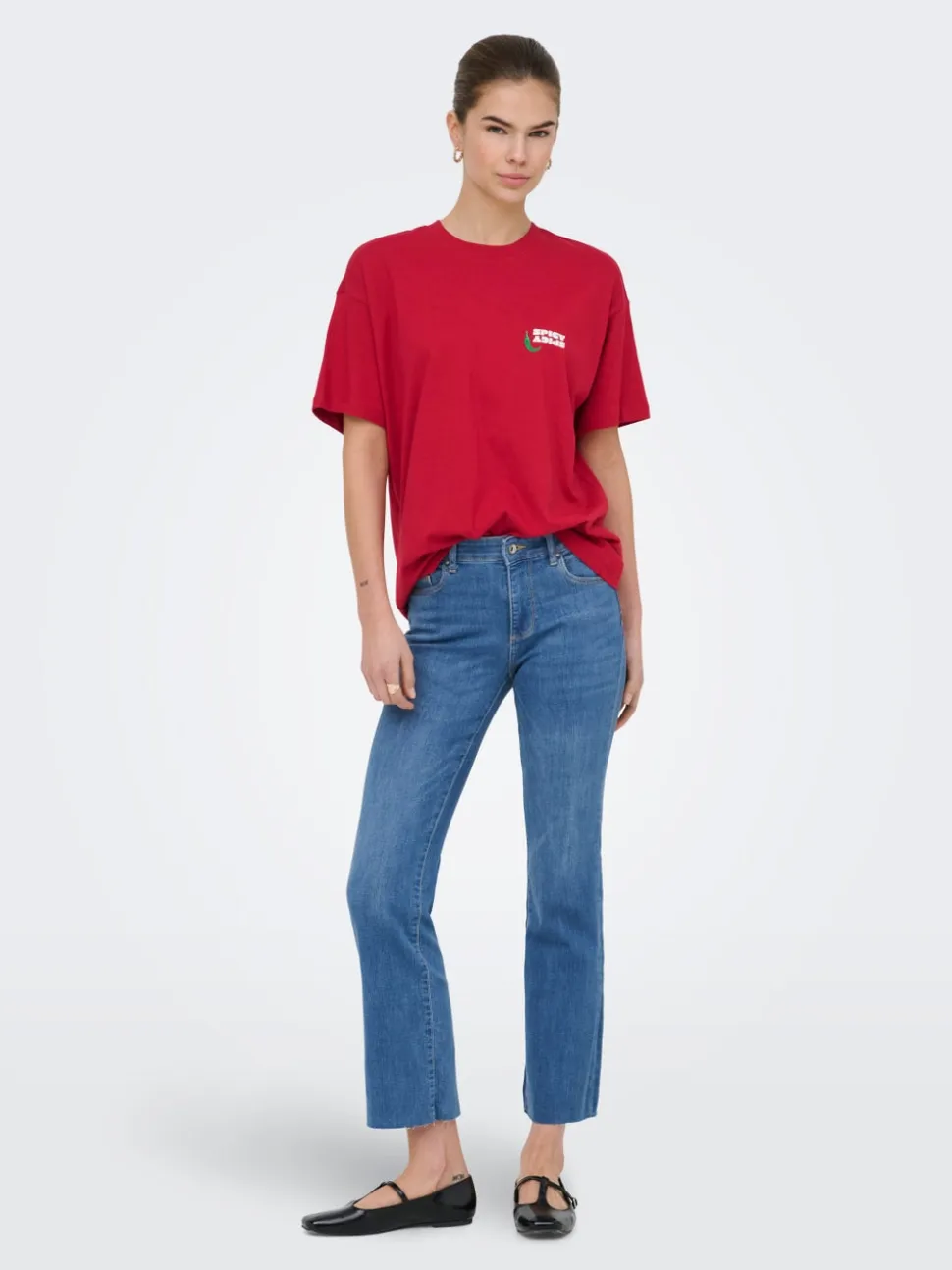 ONLANN-KENYA Vita media Flared Fit Jeans