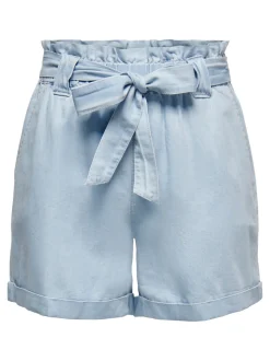 ONLBEA Vita alta Regular Fit Bermuda in jeans