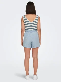 ONLBEA Vita alta Regular Fit Bermuda in jeans