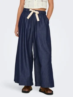 ONLBEA Vita alta Wide Leg Fit Lunghezza alla caviglia Jeans