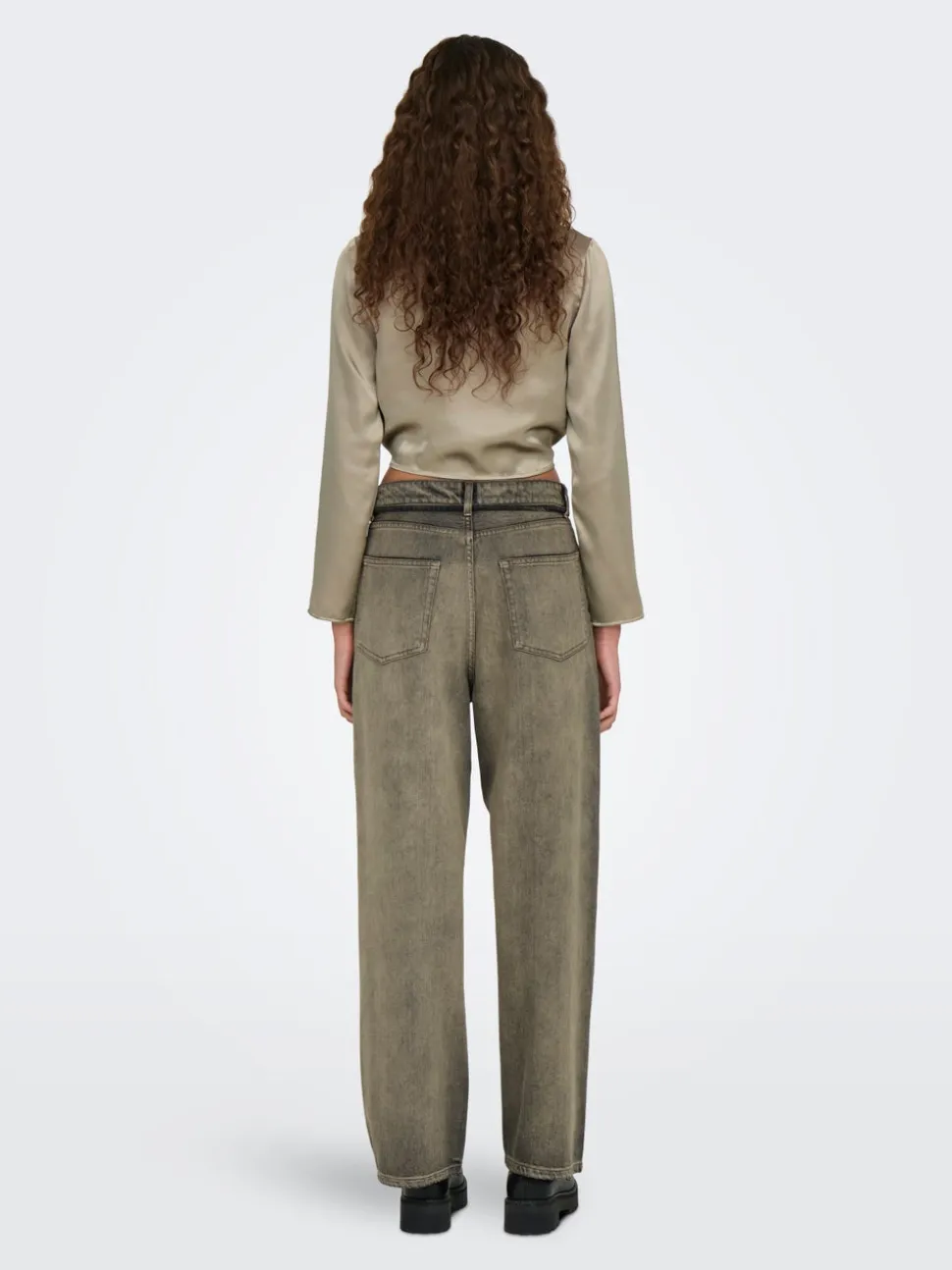 ONLBLEECKER Vita media Loose Fit Jeans