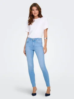 ONLBLUSH Vita alta Skinny Fit Lunghezza alla caviglia Jeans
