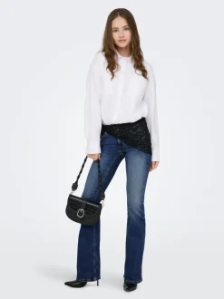 ONLBLUSH Vita bassa Flared Fit Jeans