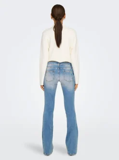 ONLBLUSH Vita bassa Flared Fit Jeans