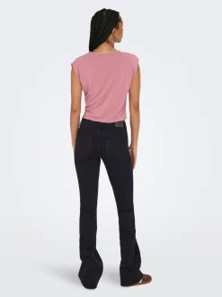 ONLBLUSH Vita bassa Flared Fit Jeans