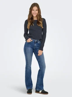 ONLBLUSH Vita media Flared Fit Jeans