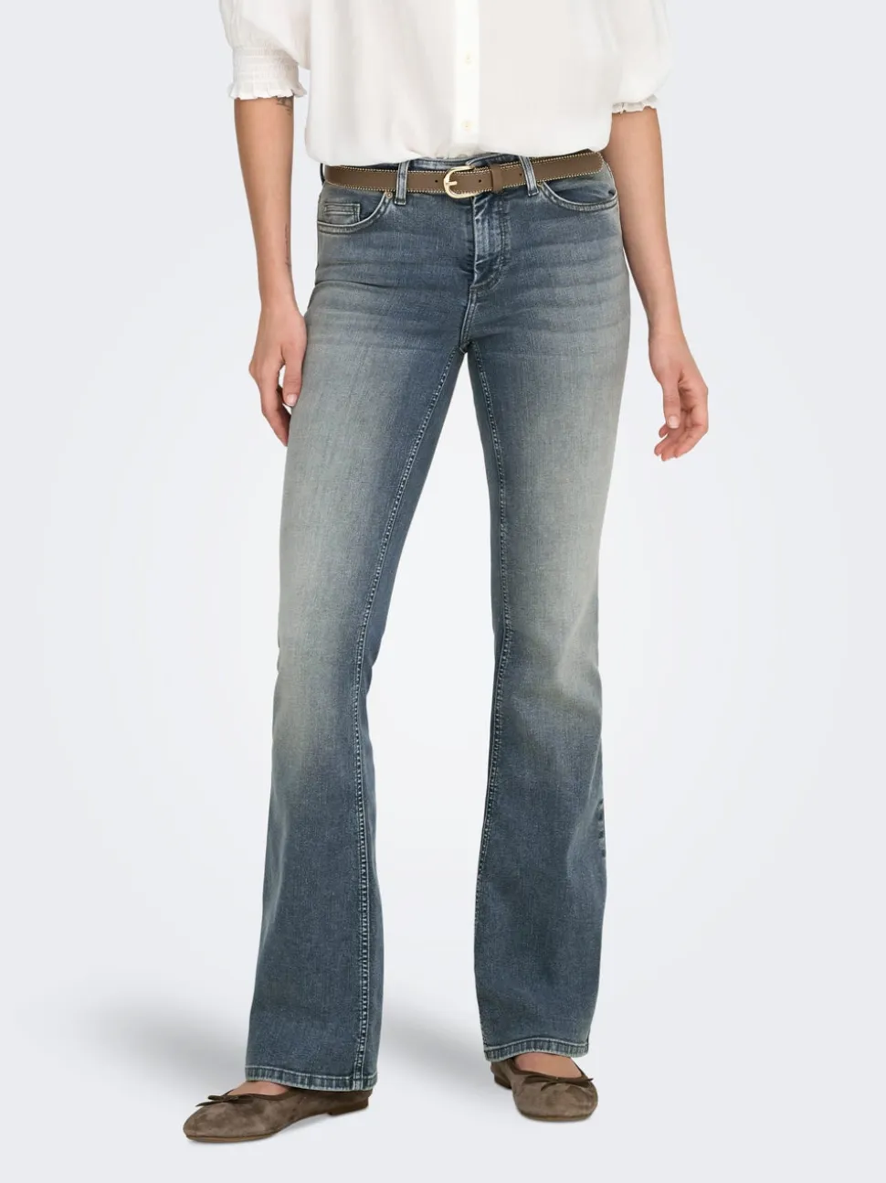 ONLBLUSH Vita media Flared Fit Jeans
