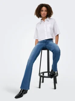 ONLBLUSH Vita media Flared Fit Jeans