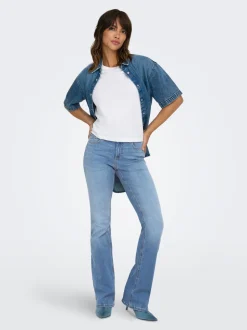 ONLBLUSH Vita media Flared Fit Jeans