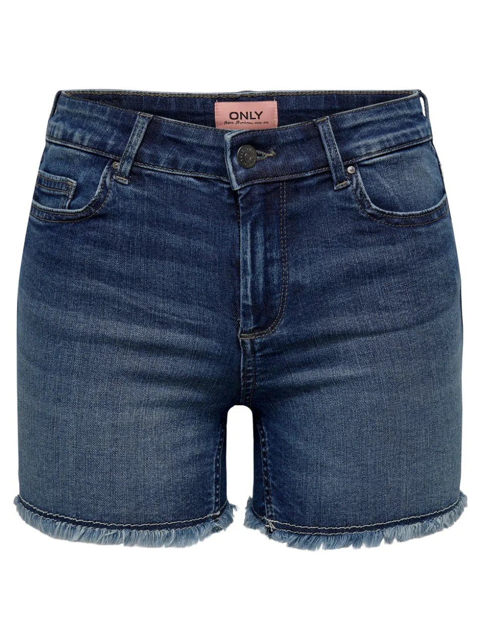 ONLBLUSH Vita media Regular Fit Bermuda in jeans