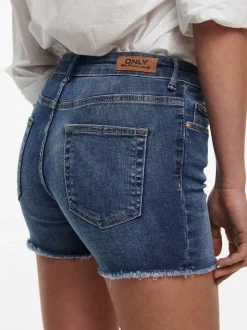 ONLBLUSH Vita media Regular Fit Bermuda in jeans