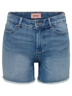 ONLBLUSH Vita media Regular Fit Bermuda in jeans