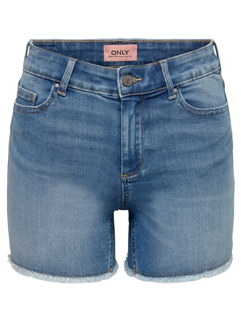 ONLBLUSH Vita media Regular Fit Bermuda in jeans