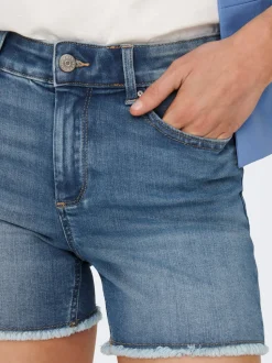 ONLBLUSH Vita media Regular Fit Bermuda in jeans