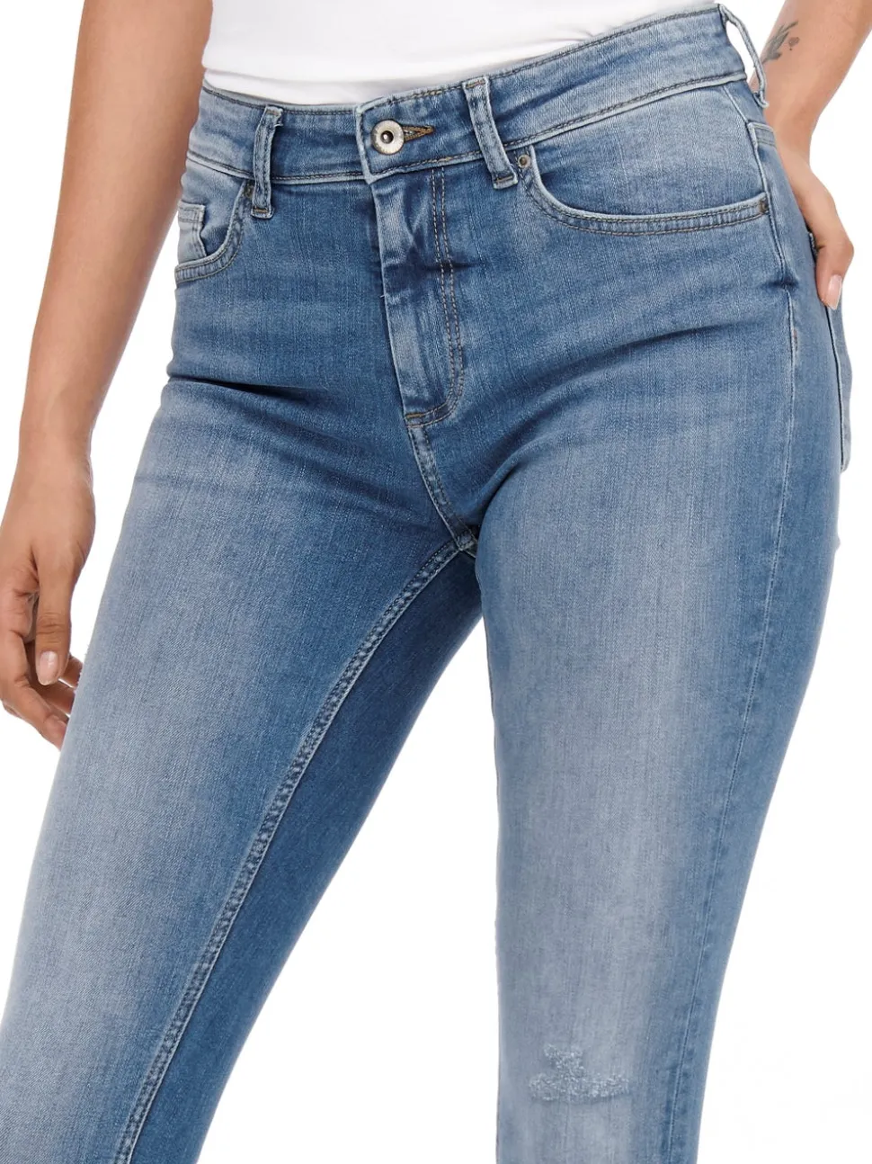 ONLBLUSH Vita media Skinny Fit Lunghezza alla caviglia Jeans