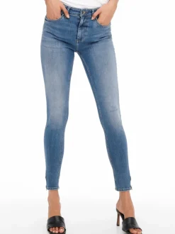 ONLBLUSH Vita media Skinny Fit Lunghezza alla caviglia Jeans