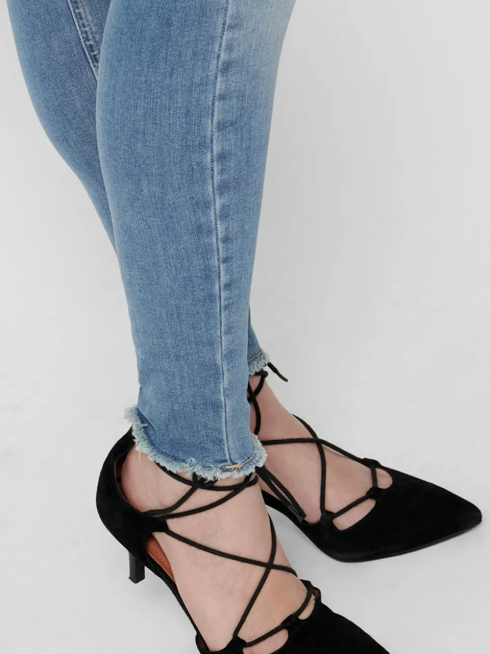 ONLBLUSH Vita media Skinny Fit Lunghezza alla caviglia Jeans