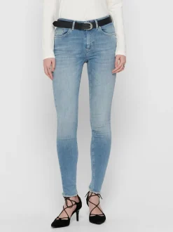 ONLBLUSH Vita media Skinny Fit Lunghezza alla caviglia Jeans