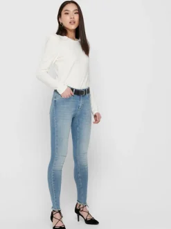 ONLBLUSH Vita media Skinny Fit Lunghezza alla caviglia Jeans