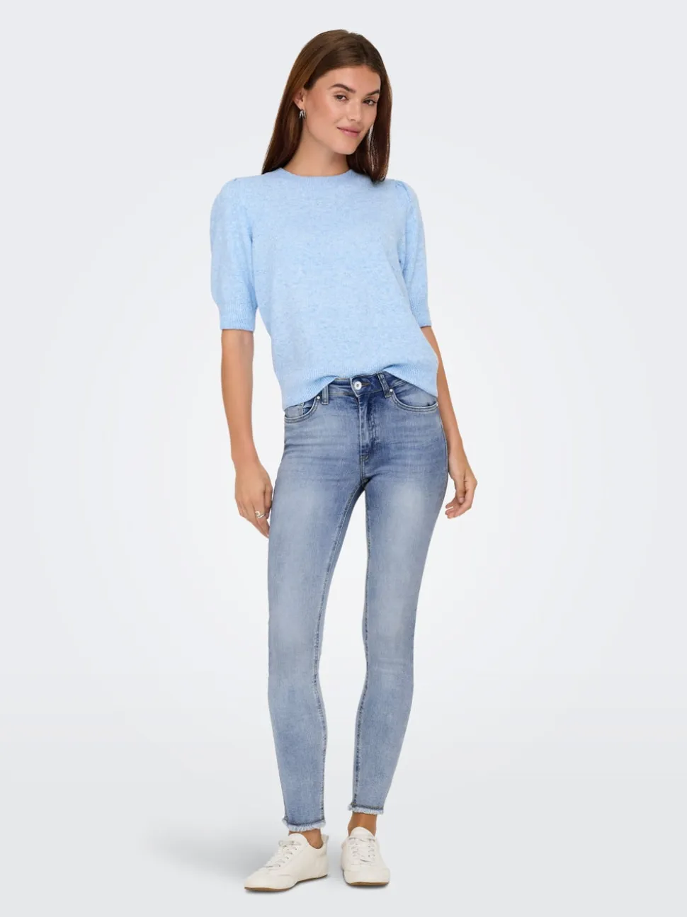 ONLBLUSH Vita media Skinny Fit Lunghezza alla caviglia Jeans