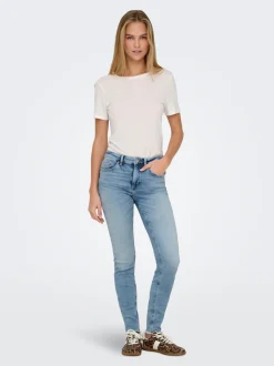 ONLBLUSH Vita media Skinny Fit Lunghezza alla caviglia Jeans