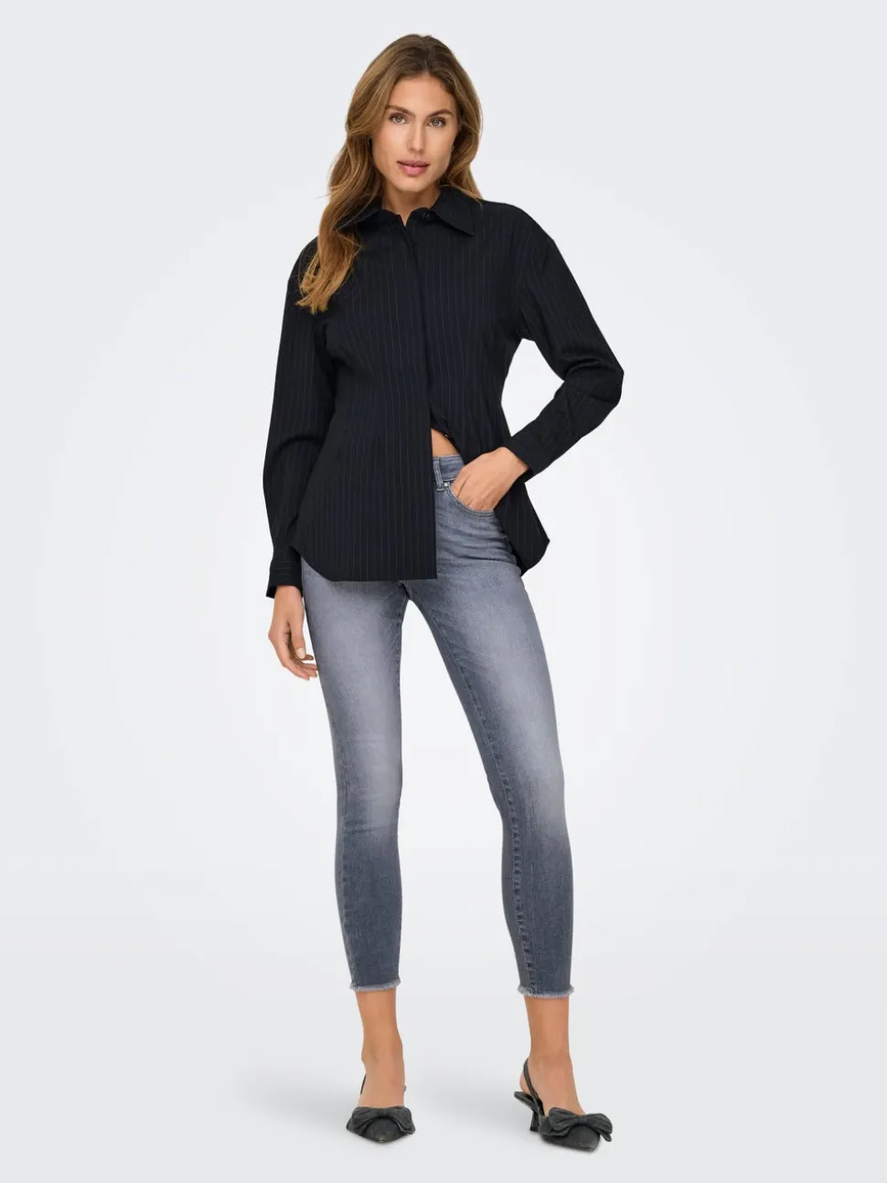 ONLBLUSH Vita media Skinny Fit Lunghezza alla caviglia Jeans