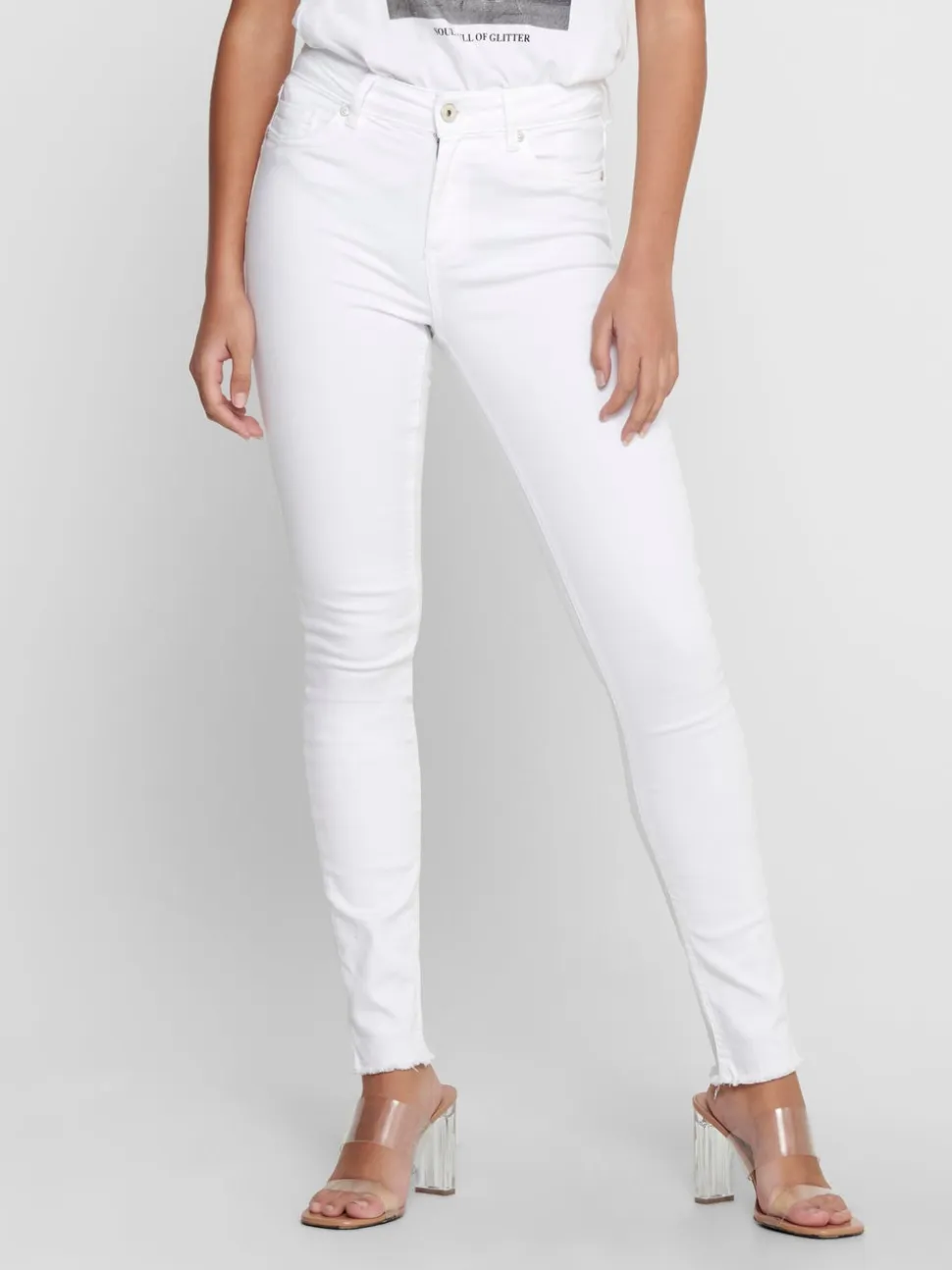 ONLBLUSH Vita media Skinny Fit Lunghezza alla caviglia Jeans