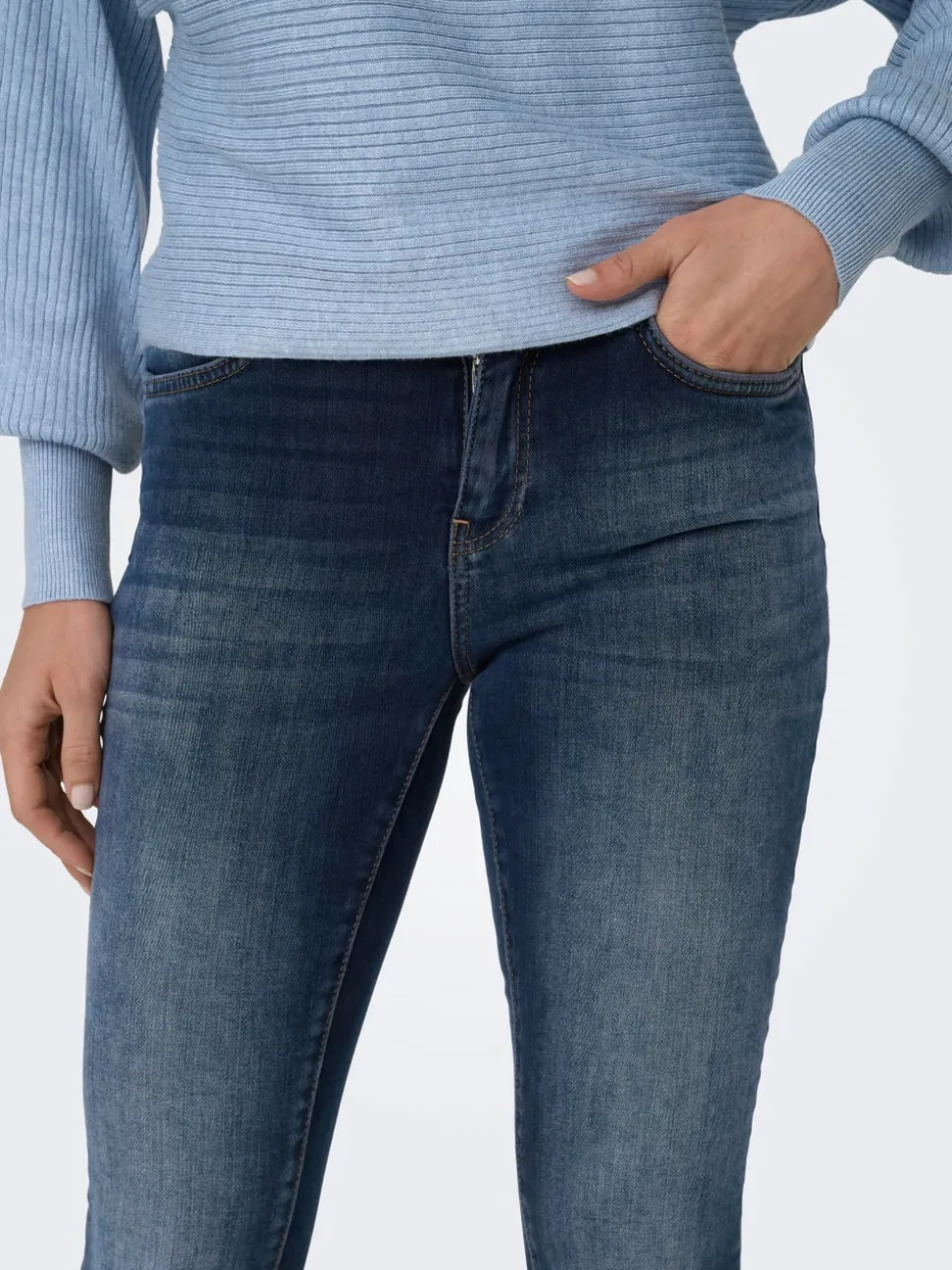 ONLBLUSH Vita media Skinny Fit Jeans