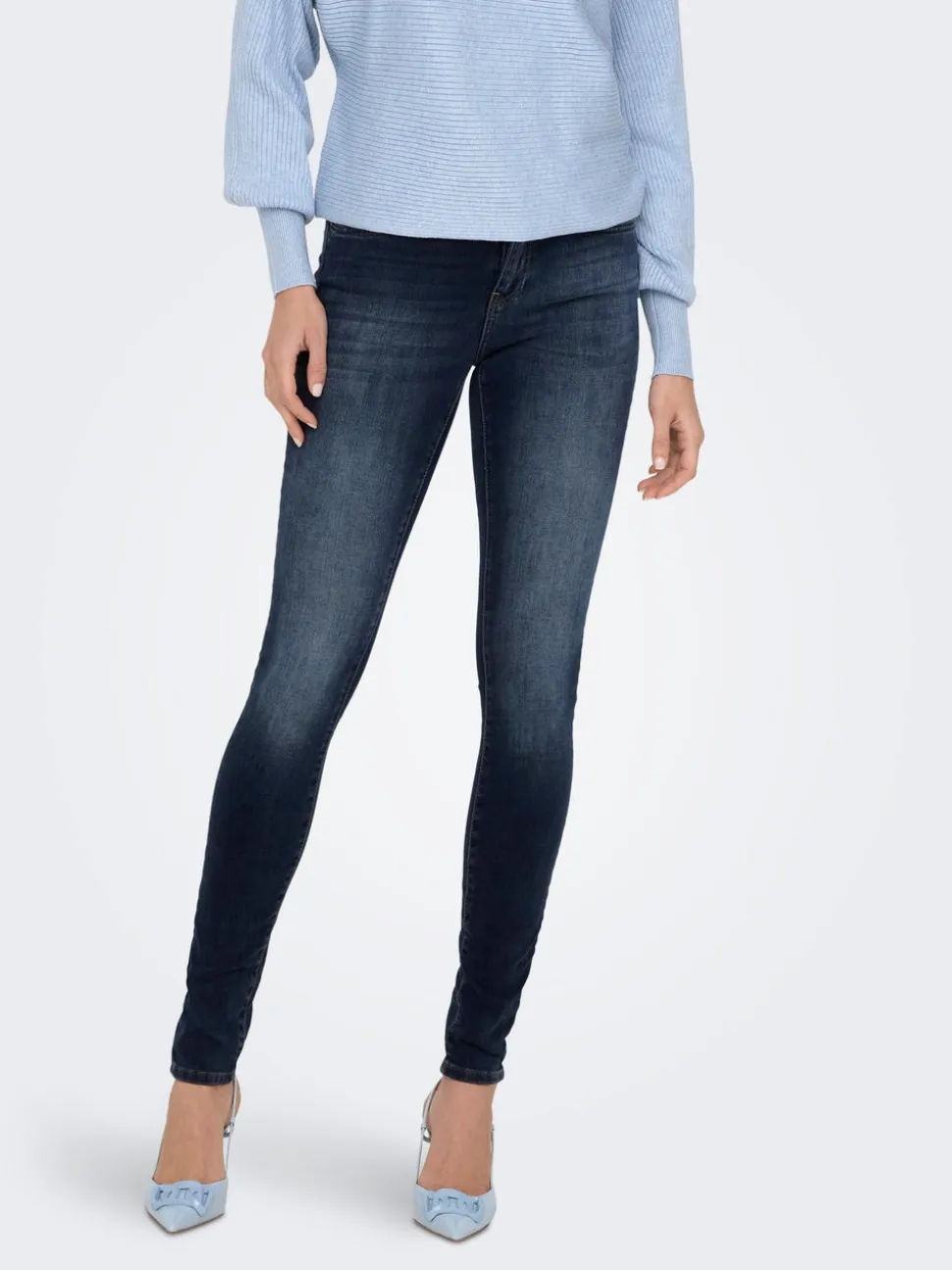ONLBLUSH Vita media Skinny Fit Jeans