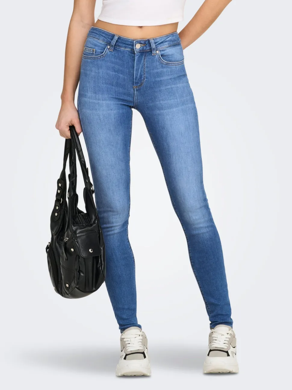 ONLBLUSH Vita media Skinny Fit Jeans